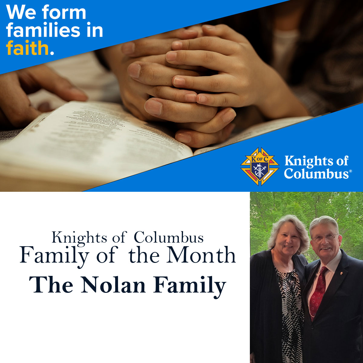 Dawn & Gary Nolan, Family of the Month May 2026